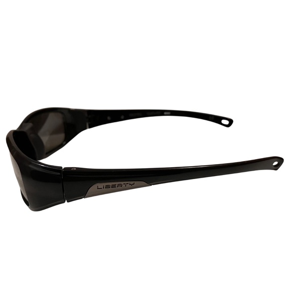 Liberty Sport Frontier Wrap Sunglasses Frames Mens Black Full Rim 60-17-130 Read - Picture 3 of 11